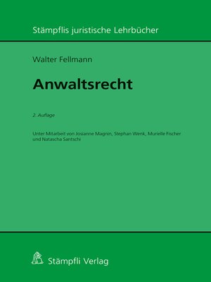 cover image of Anwaltsrecht
